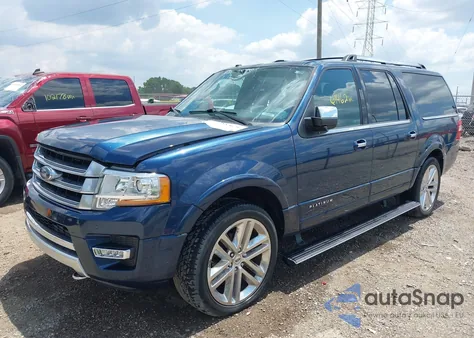 2015 Ford Expedition El Platinum из США, поврежденный, VIN 1FMJK1MT3FEF31564